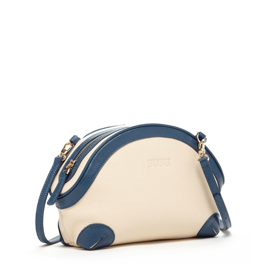 Coco Ivory Leather Crossbody