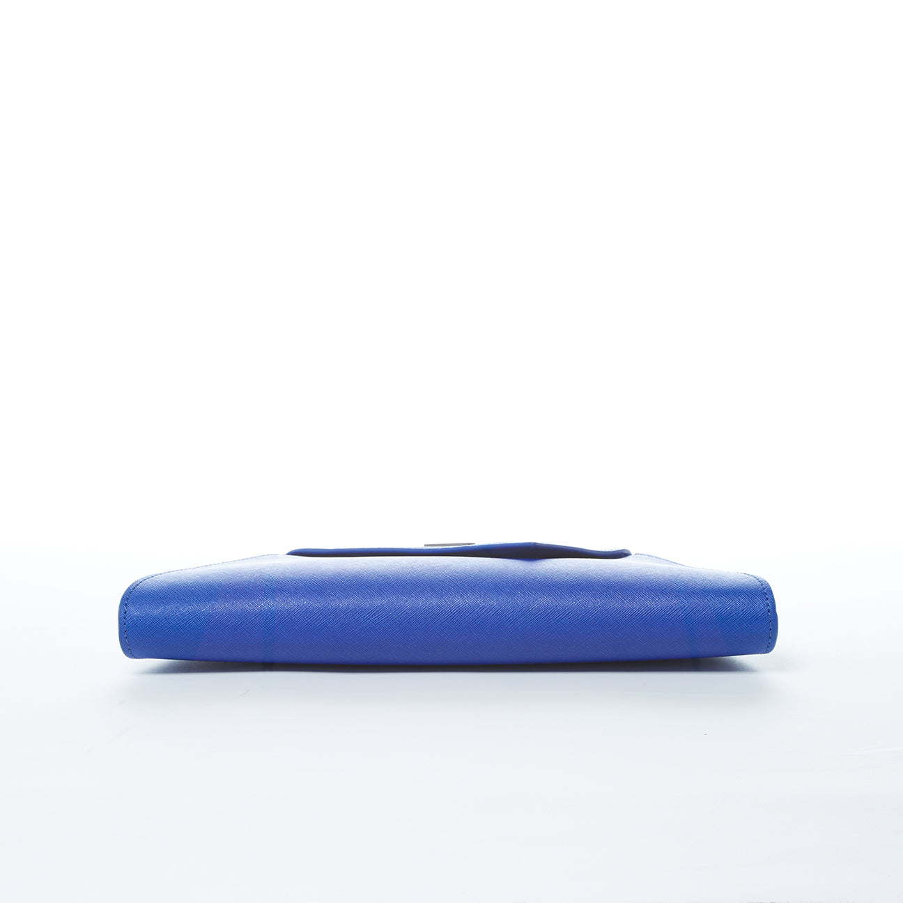 Angelica Cobalt Blue Leather Clutch