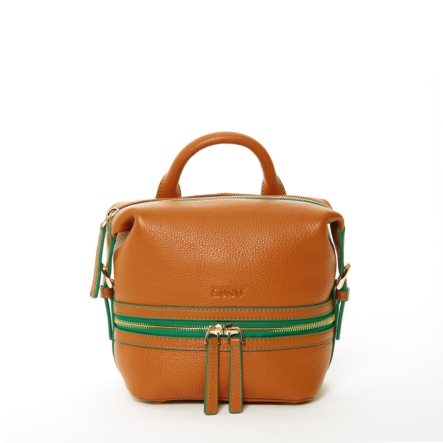 Ashley Brown Leather Backpack