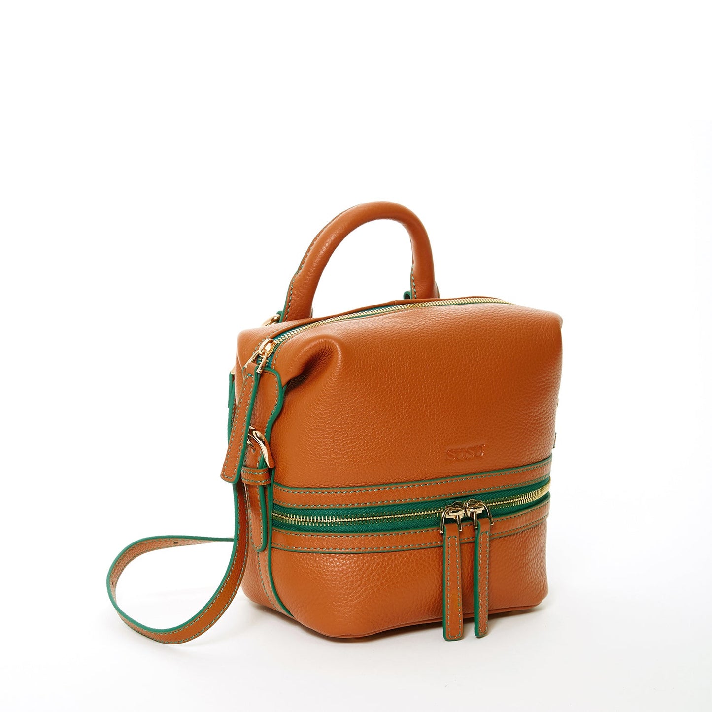 Ashley Brown Leather Backpack