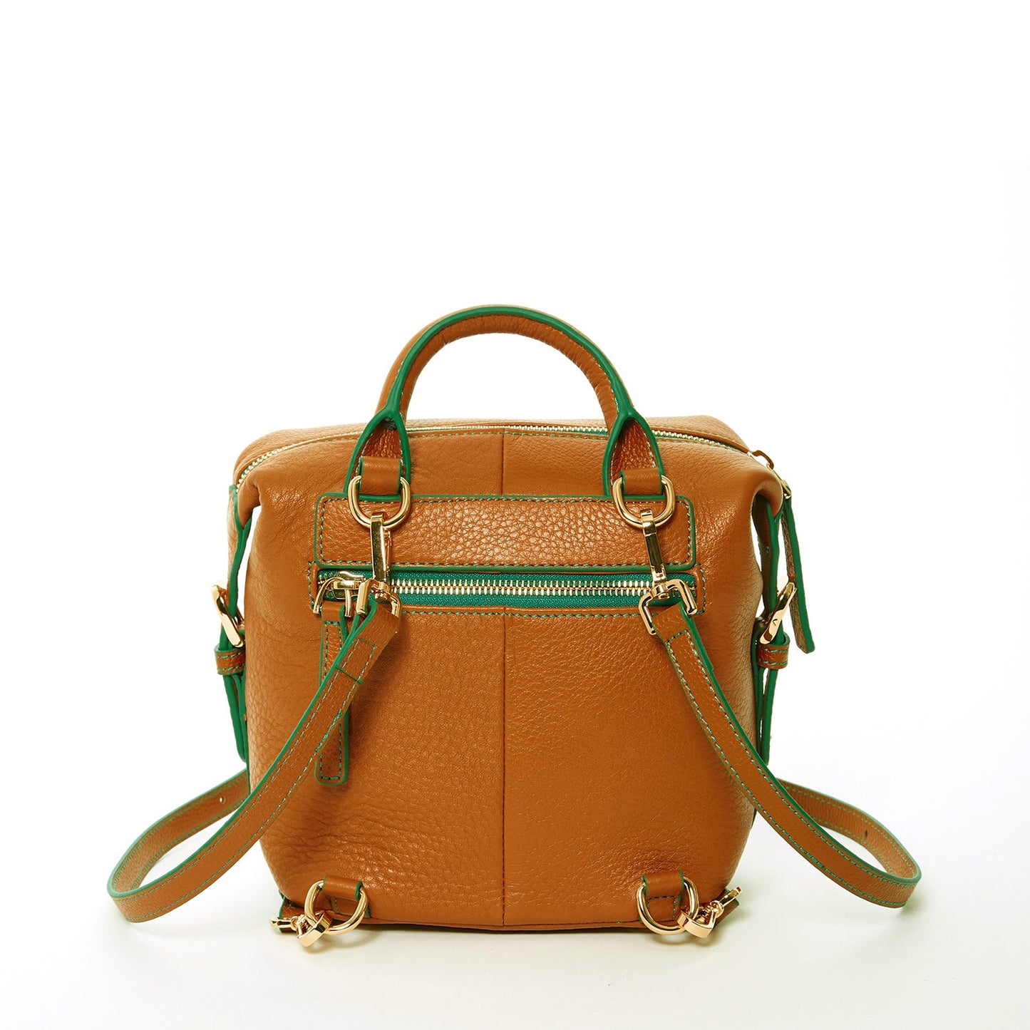 Ashley Brown Leather Backpack