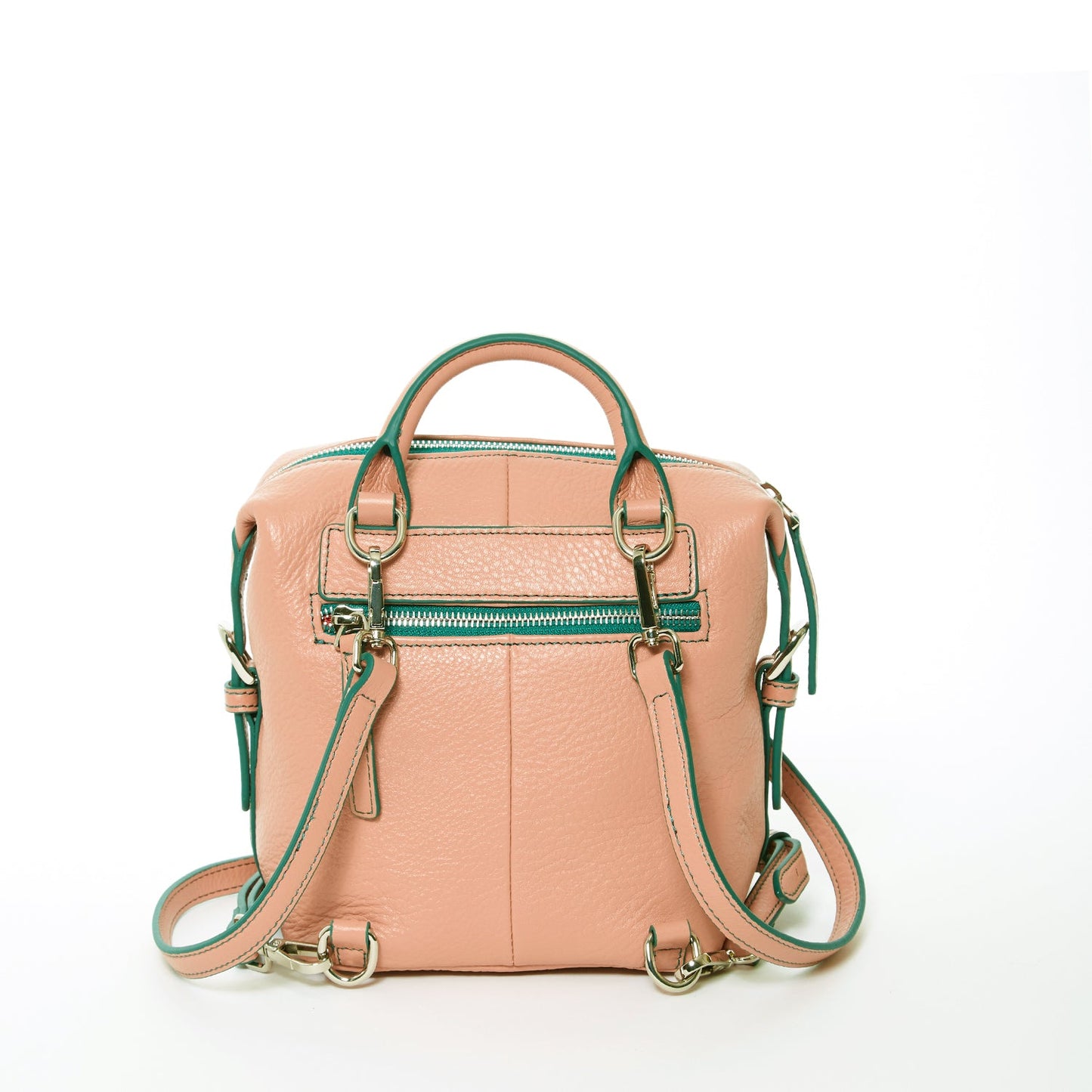 Ashley Pink Mini Leather Backpack