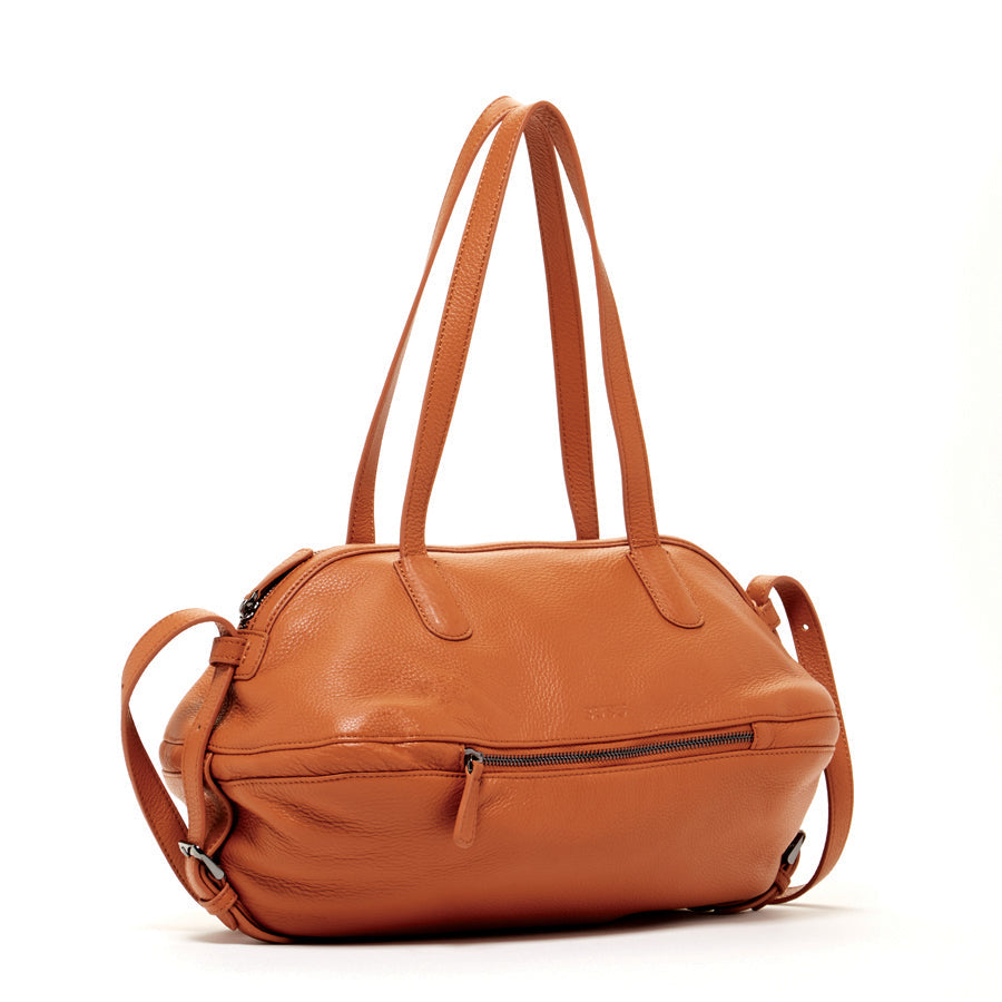 Catherine Brown Leather Satchel