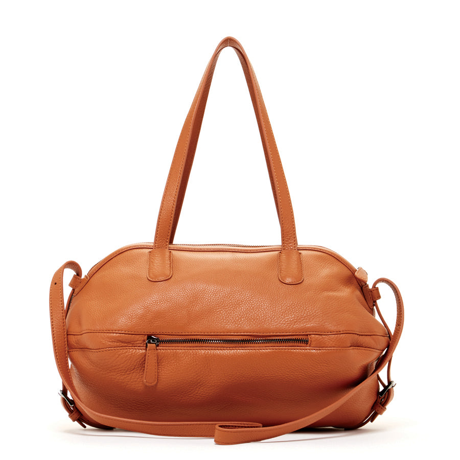 Catherine Brown Leather Satchel