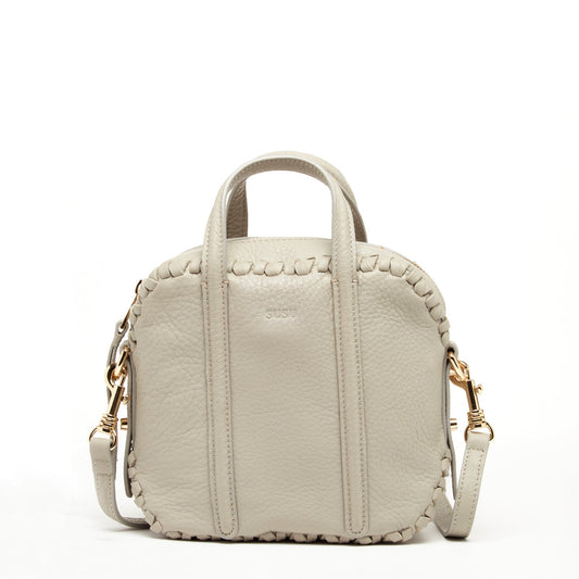 Evelyn Gray Leather Crossbody