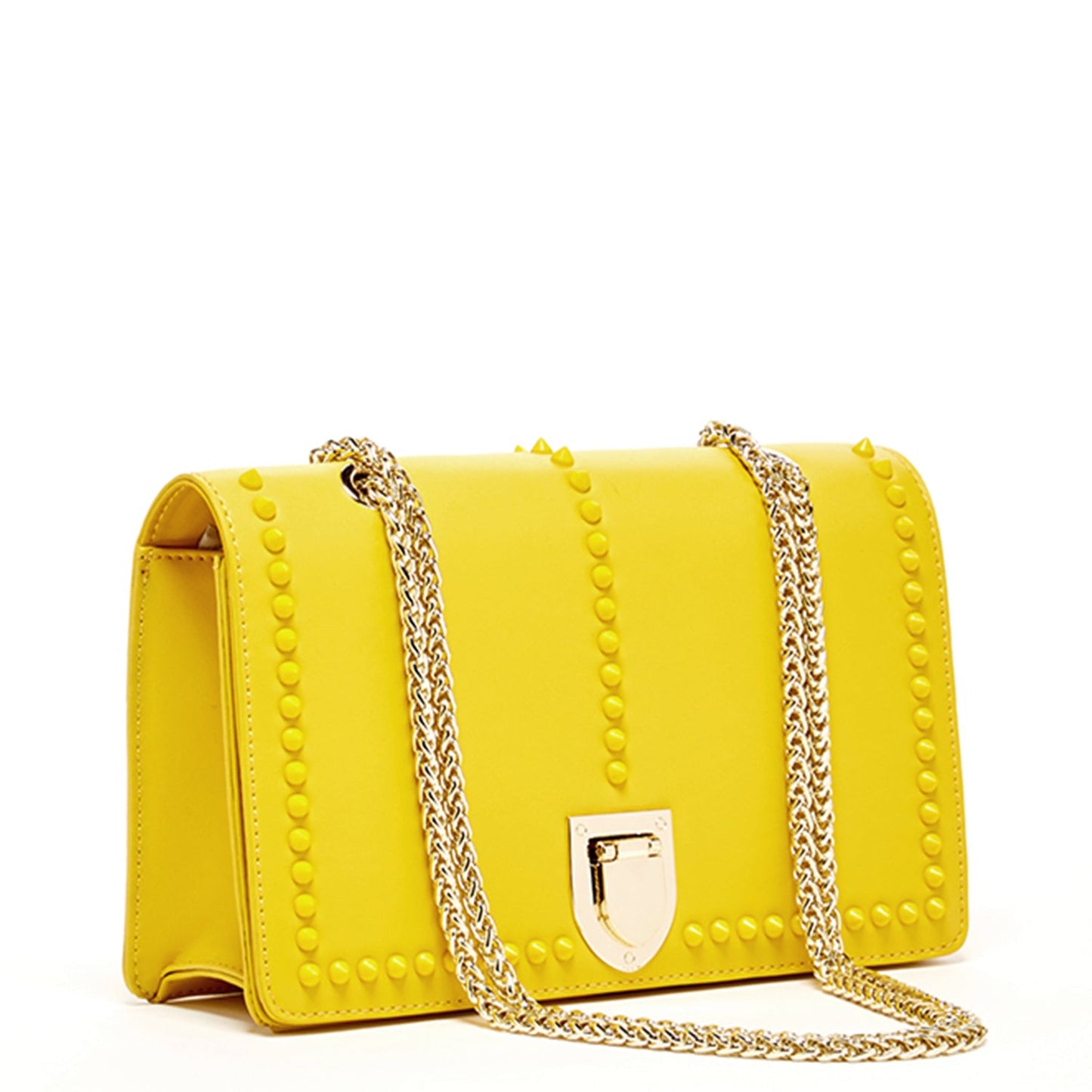 Josie Mustard Yellow Leather Purse