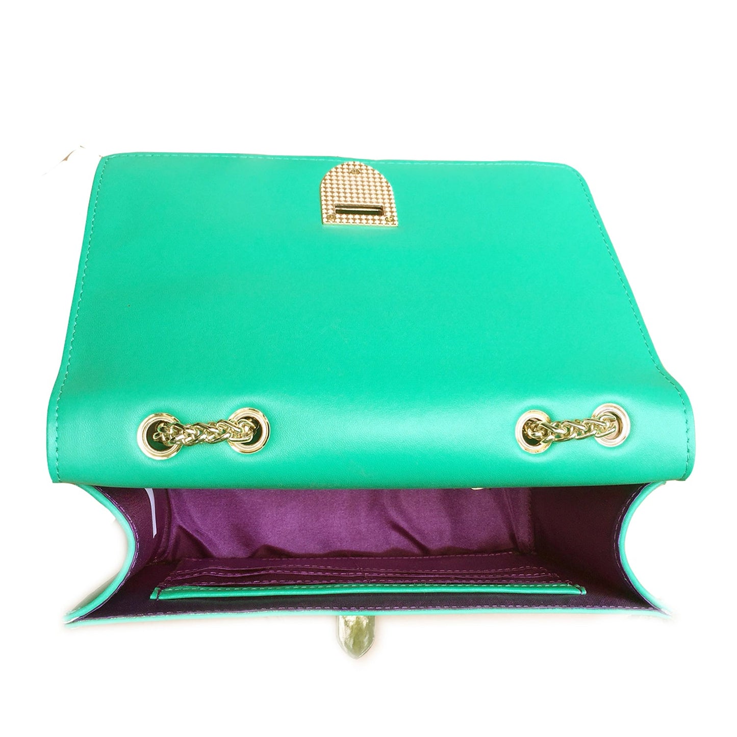 Josie Green Leather Chain Bag