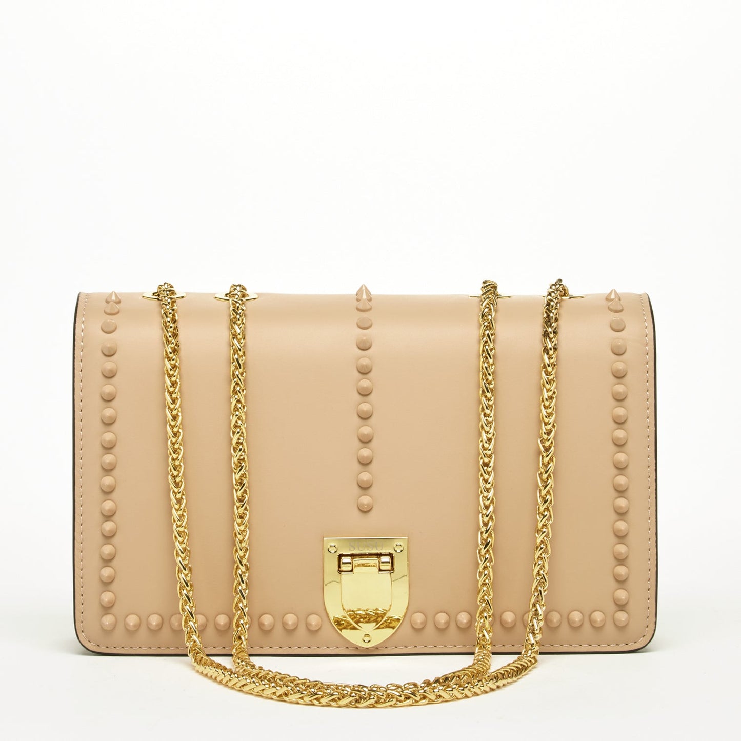 Josie Beige Leather Purse