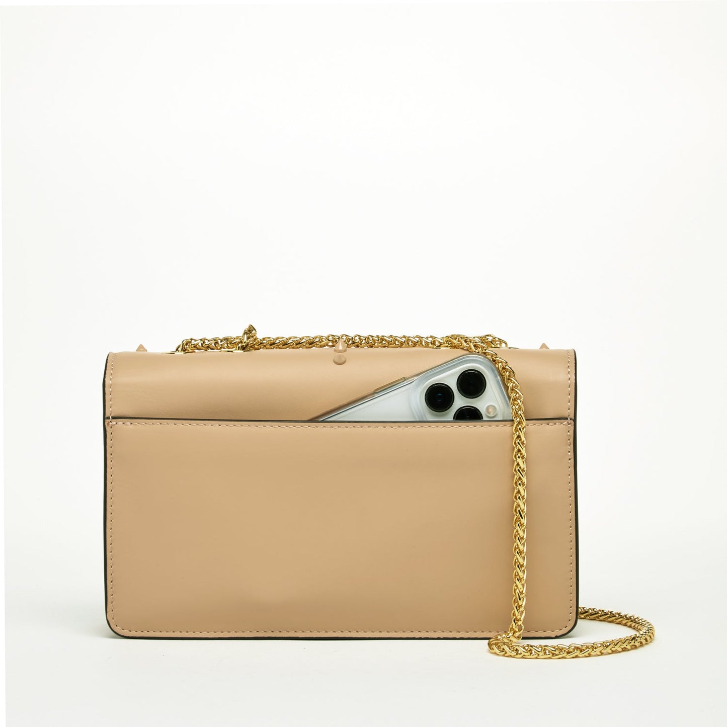 Josie Beige Leather Purse