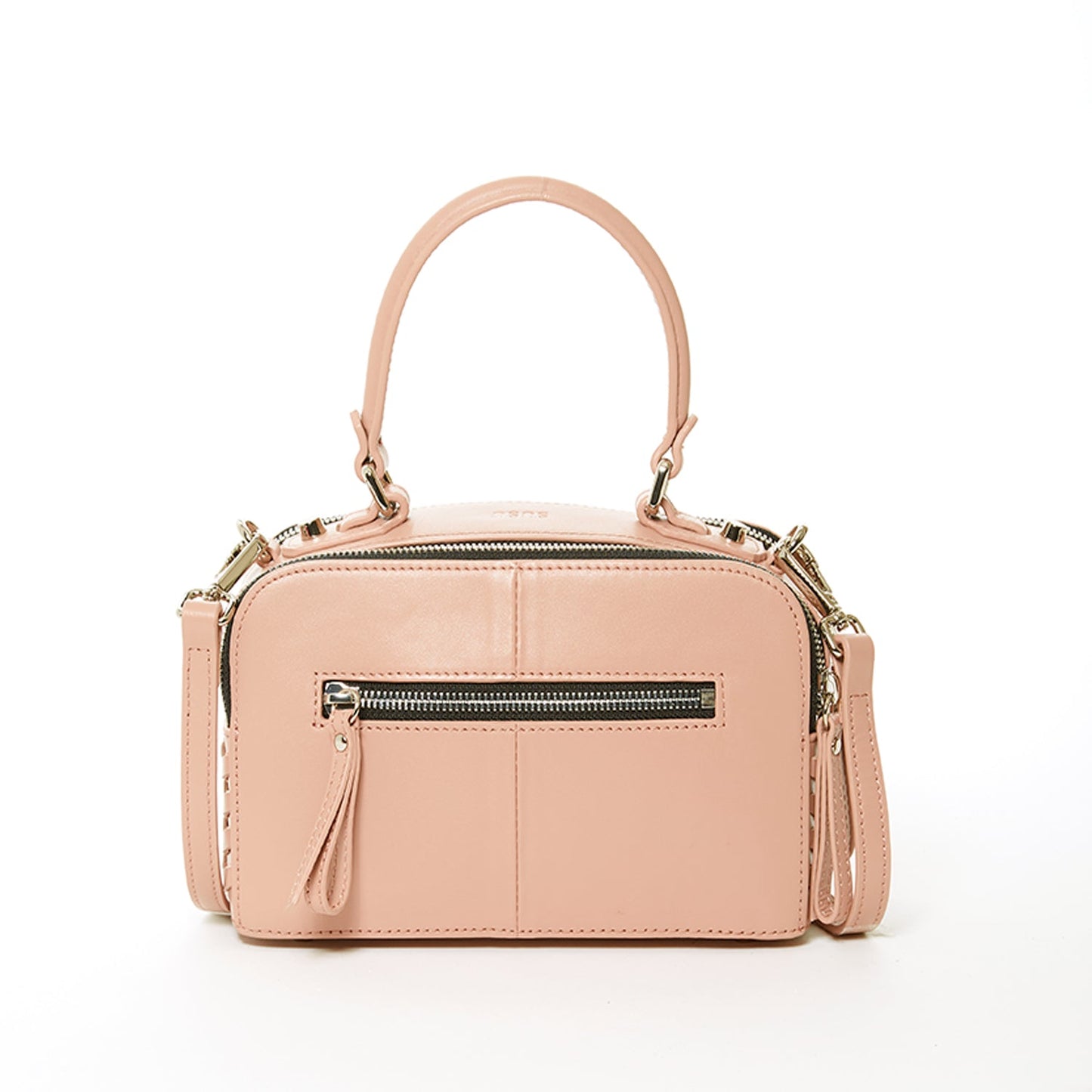 Kayla Pink Leather Crossbody Bag