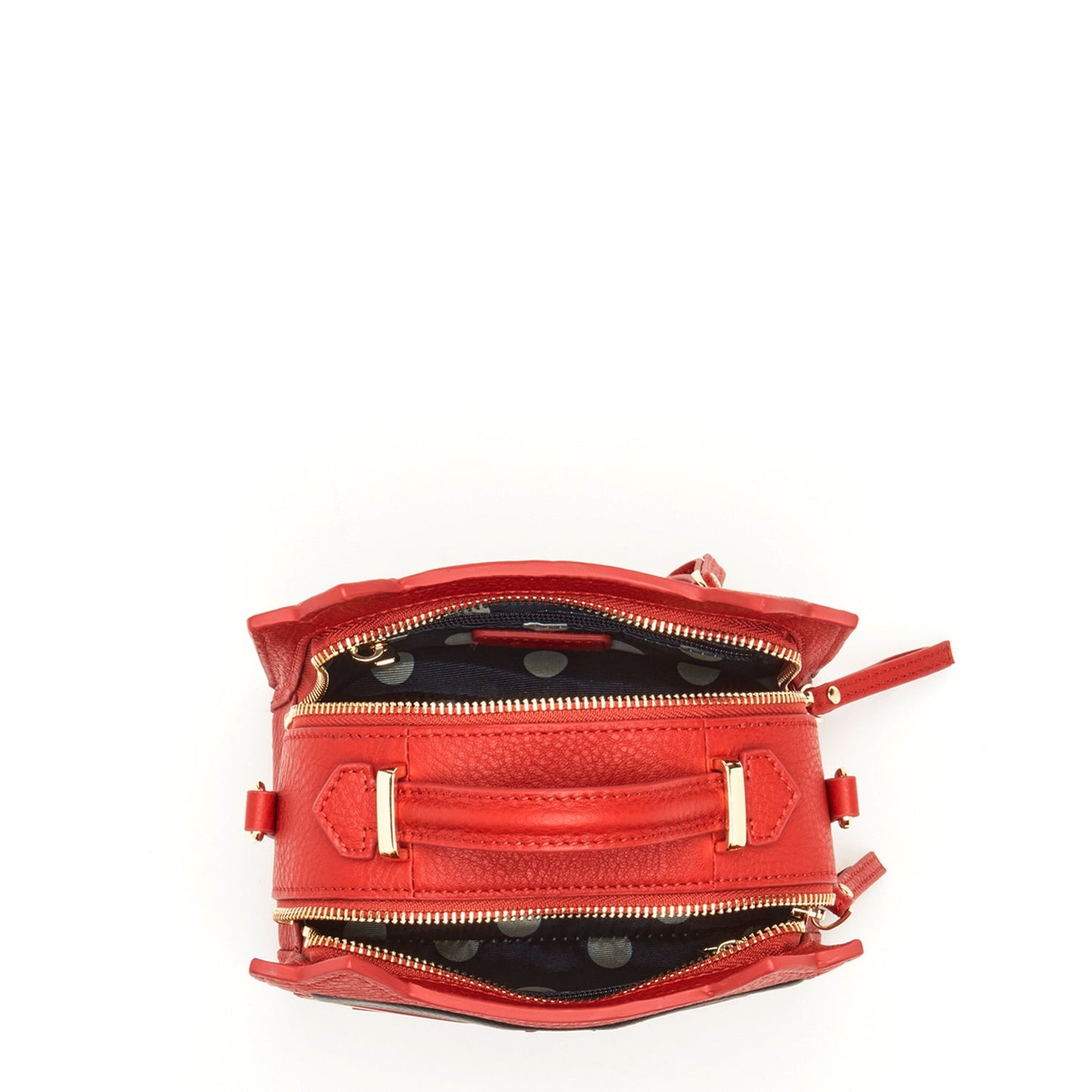 Red Leather Cat Crossbody Bag