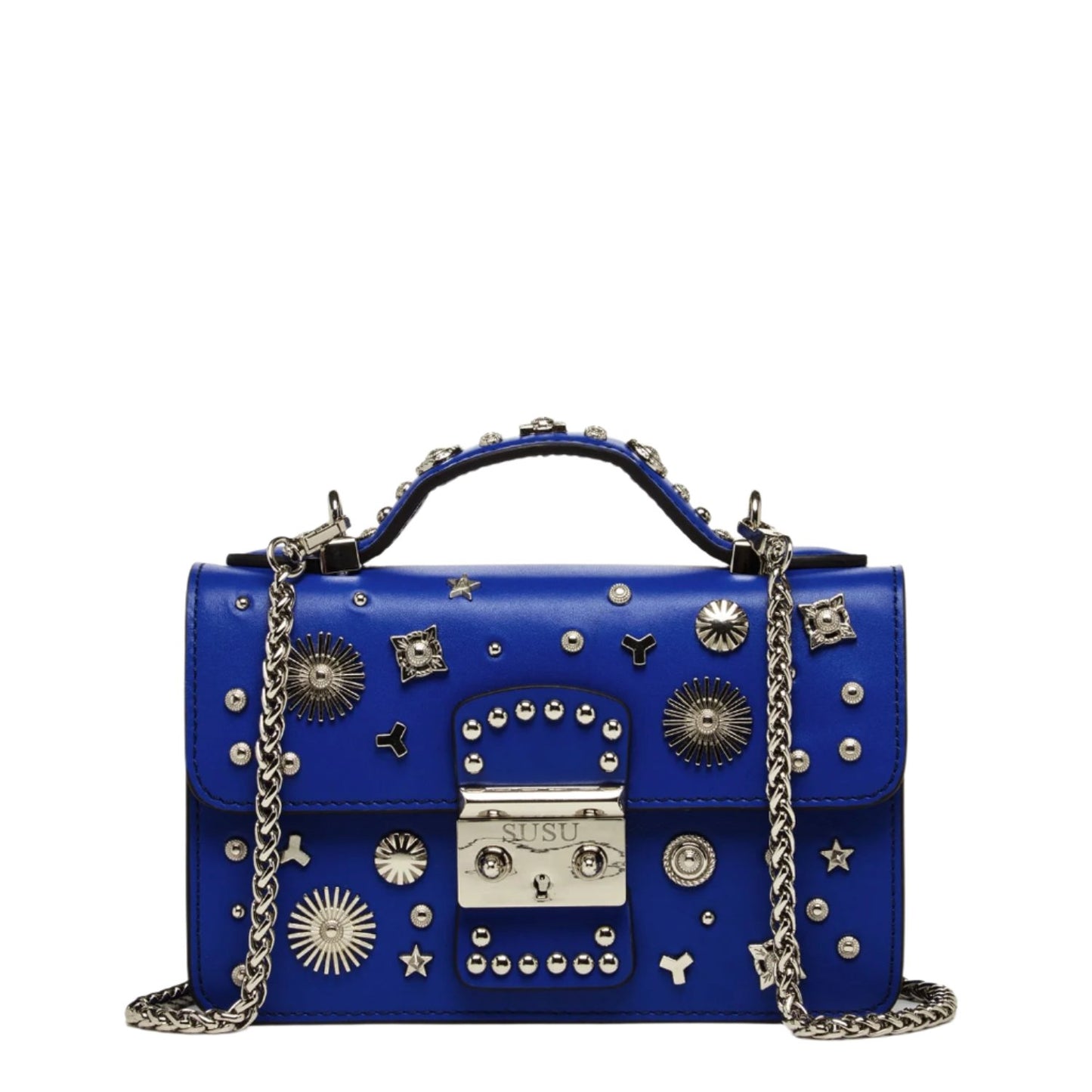 Hollywood Cobalt Studded Crossbody