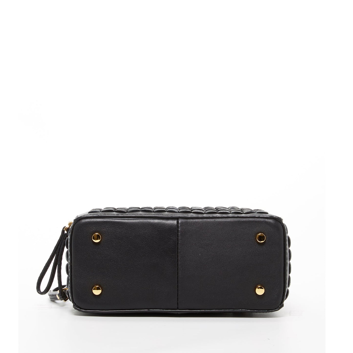 Kayla Black Woven Crossbody Bag