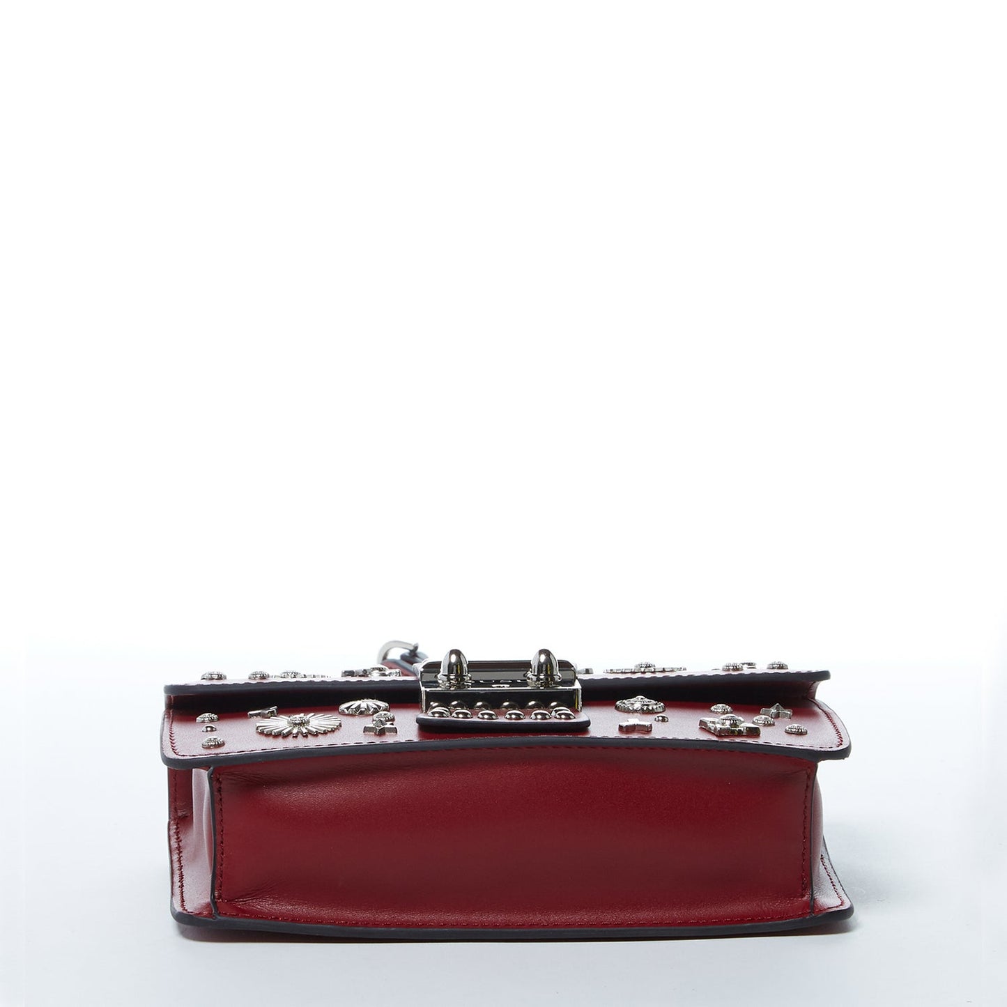 Hollywood Burgundy Studded Crossbody