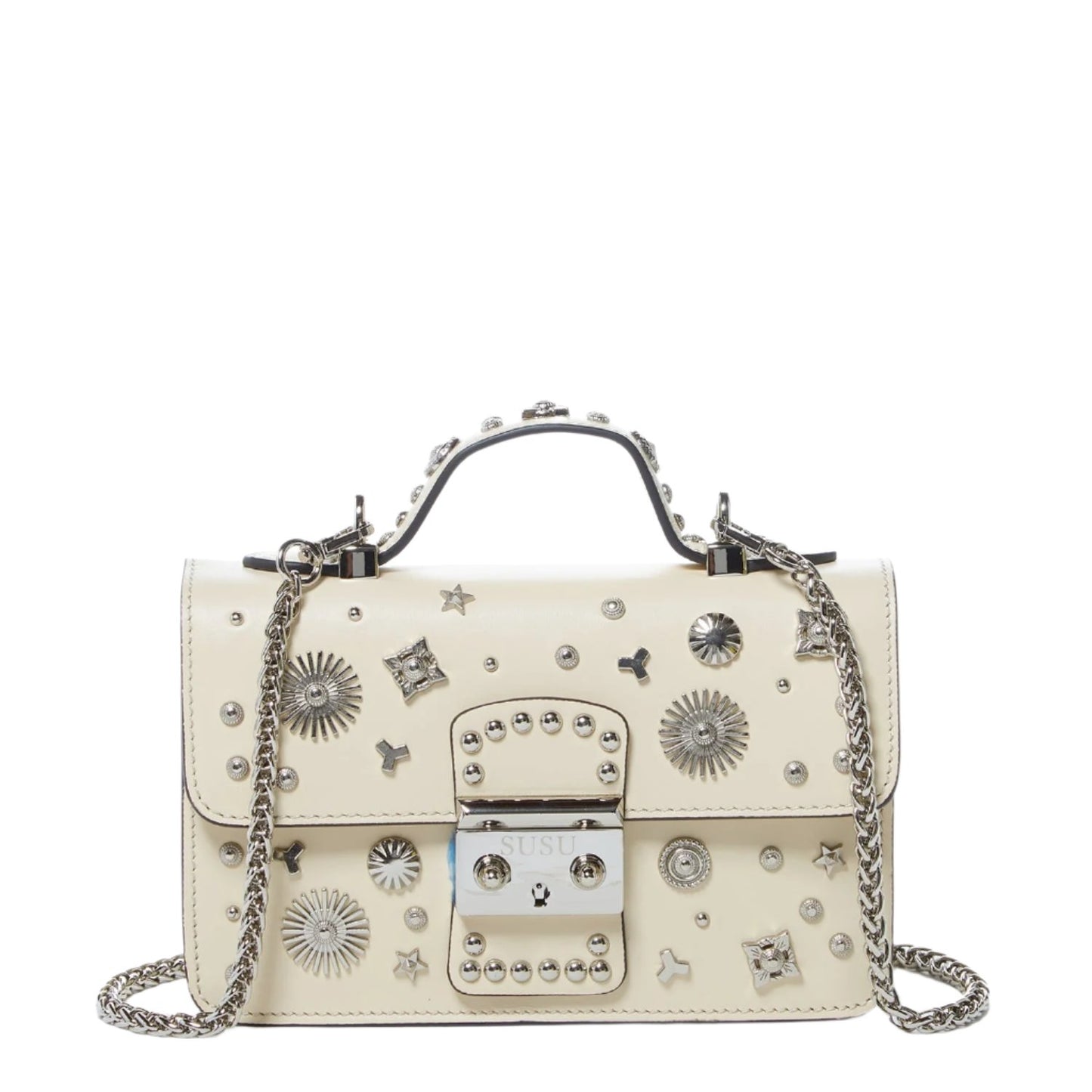 Hollywood Studded Leather Crossbody