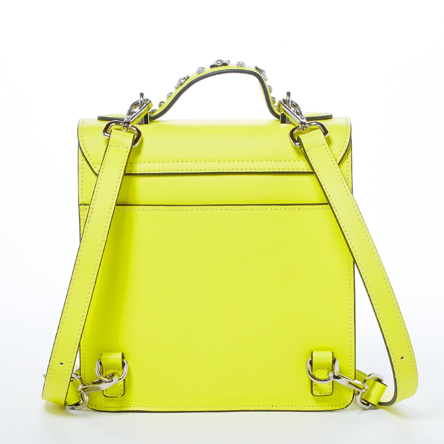 Hollywood Yellow Leather Backpack