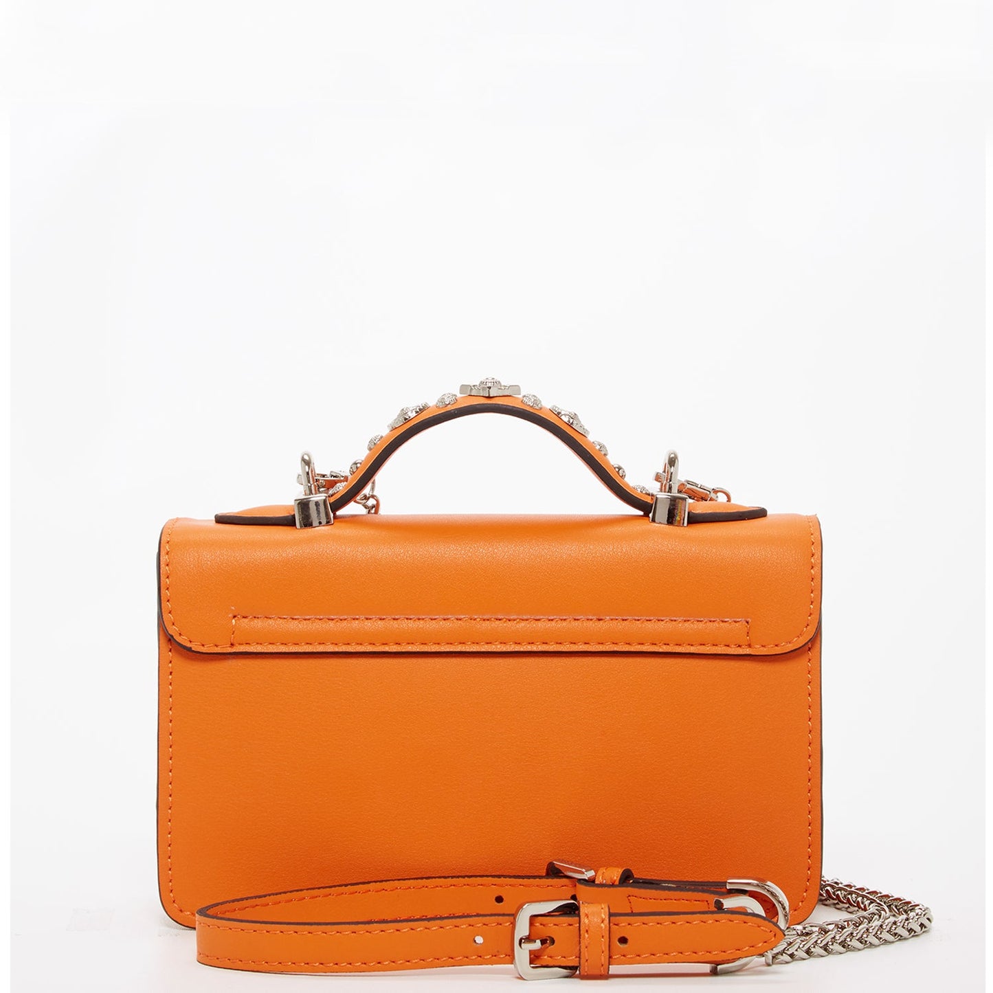 Hollywood Orange Studded Crossbody