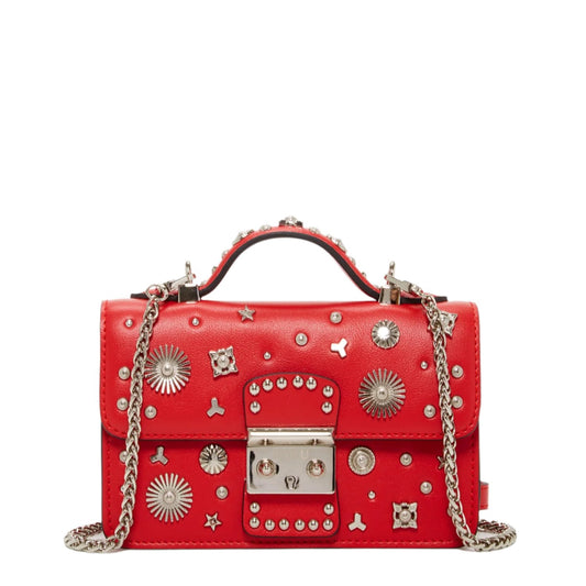 Hollywood Red Studded Crossbody